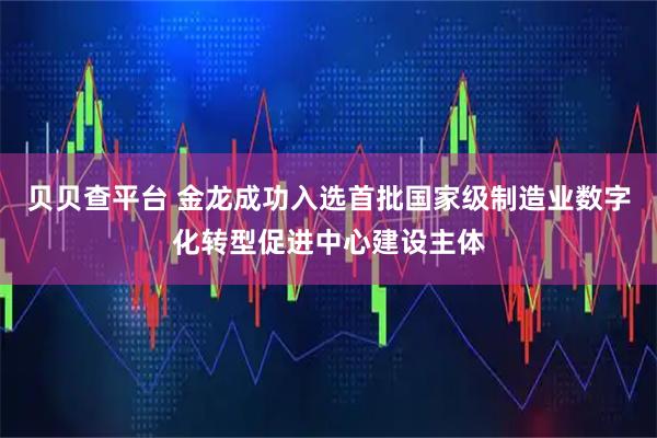 贝贝查平台 金龙成功入选首批国家级制造业数字化转型促进中心建设主体